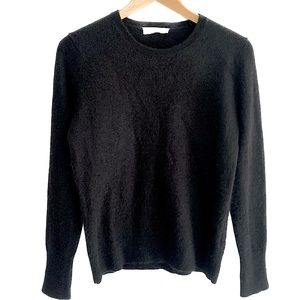Everlane 100% Cashmere Black Long Sleeve Pullover Crewneck Sweater Women’s M.